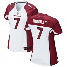 Women's Arizona Cardinals Nike White Game Jersey HUNDLEY#7