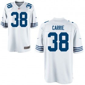 Youth Indianapolis Colts Nike White Alternate Game Jersey CARRIE#38