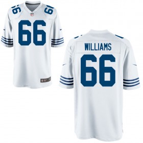 Youth Indianapolis Colts Nike White Alternate Game Jersey WILLIAMS#66