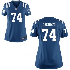 Women's Indianapolis Colts Nike Royal Game Jersey CASTONZO#74