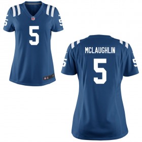 Women's Indianapolis Colts Nike Royal Game Jersey MCLAUGHLIN#5