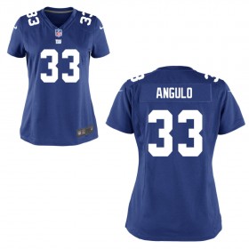 Women's New York Giants Nike Royal Blue Game Jersey ANGULO#33