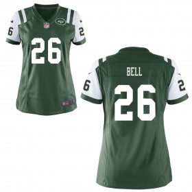 Women's New York Jets Nike Green Game Jersey BELL#26