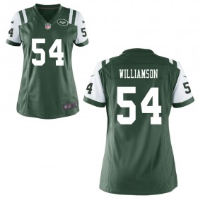 Women's New York Jets Nike Green Game Jersey WILLIAMSON#54