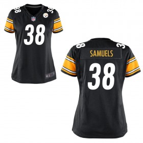 Women's Pittsburgh Steelers Nike Black Game Jersey SAMUELS#38