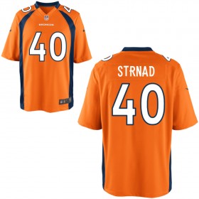 Youth Denver Broncos Nike Orange Game Jersey STRNAD#40