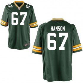Youth Green Bay Packers Nike Green Game Jersey HANSON#67