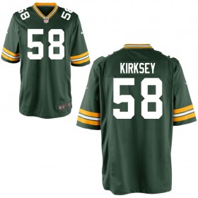 Youth Green Bay Packers Nike Green Game Jersey KIRKSEY#58
