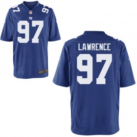 Youth New York Giants Nike Royal Game Jersey LAWRENCE#97