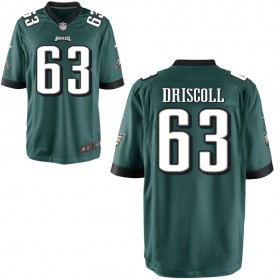 Youth Philadelphia Eagles Nike Midnight Green Game Jersey DRISCOLL#63