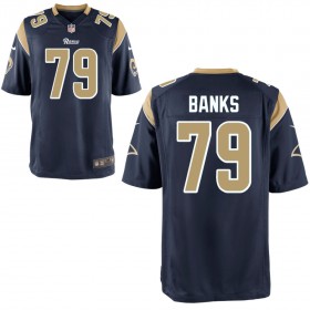Youth Los Angeles Rams Nike Navy Game Jersey BANKS#79