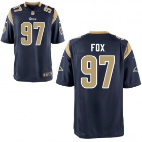 Youth Los Angeles Rams Nike Navy Game Jersey FOX#97