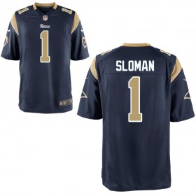 Youth Los Angeles Rams Nike Navy Game Jersey SLOMAN#1