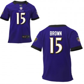 Nike Baltimore Ravens Infant Game Team Color Jersey BROWN#15