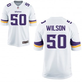 Nike Men's Minnesota Vikings White Game Jersey WILSON#50