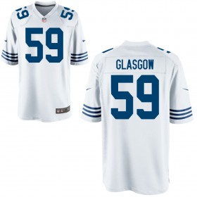 Men's Indianapolis Colts Nike Royal Throwback Game Jersey GLASGOW#59