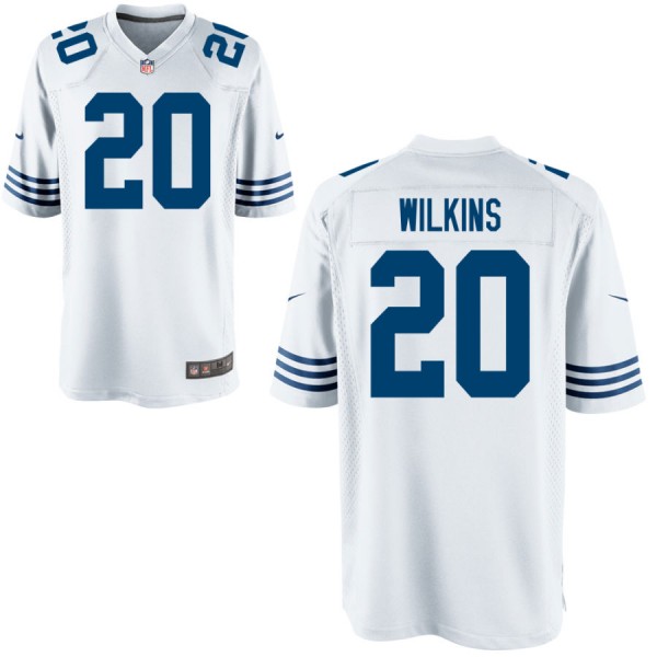 Men's Indianapolis Colts Nike Royal Throwback Game Jersey WILKINS#20