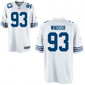 Men's Indianapolis Colts Nike Royal Throwback Game Jersey WINDSOR#93
