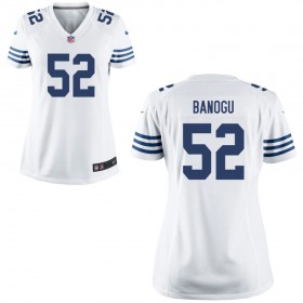 Women's Indianapolis Colts Nike White Game Jersey BANOGU#52