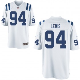 Youth Indianapolis Colts Nike White Game Jersey LEWIS#94