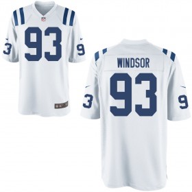Youth Indianapolis Colts Nike White Game Jersey WINDSOR#93