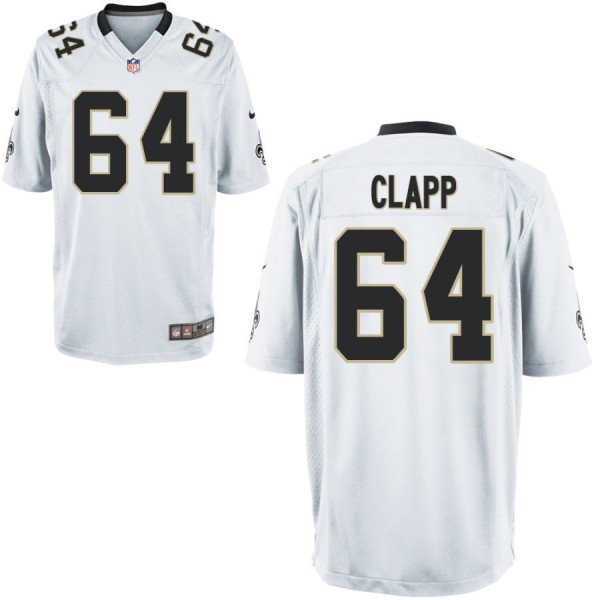 Nike New Orleans Saints Youth Game Jersey CLAPP#64
