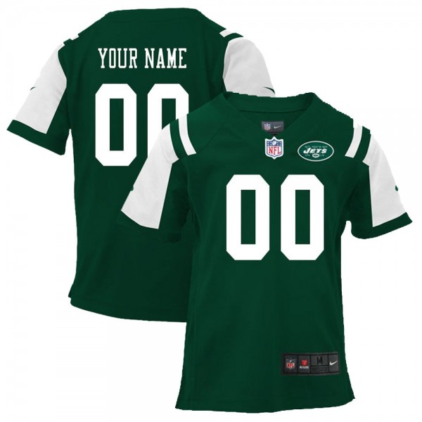 Nike New York Jets Preschool Customized Team Color Game Jersey