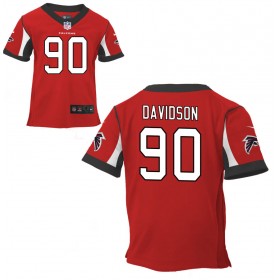 Preschool Atlanta Falcons Nike Red Team Color Game Jersey DAVIDSON#90