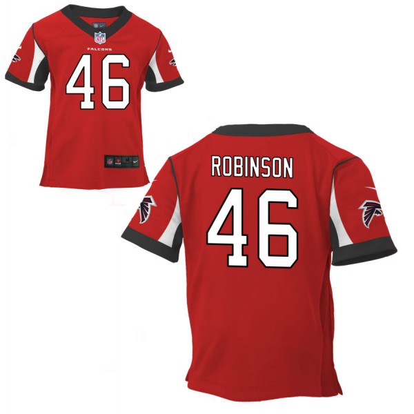 Preschool Atlanta Falcons Nike Red Team Color Game Jersey ROBINSON#46
