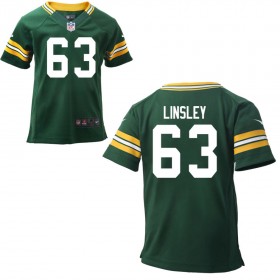 Nike Green Bay Packers Preschool Team Color Game Jersey LINSLEY#63