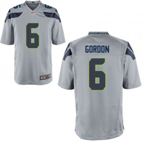 Seattle Seahawks Nike Alternate Game Jersey - Gray GORDON#6