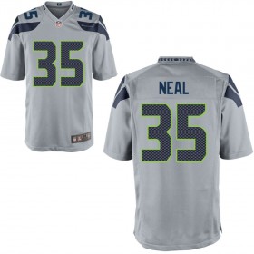 Seattle Seahawks Nike Alternate Game Jersey - Gray NEAL#35