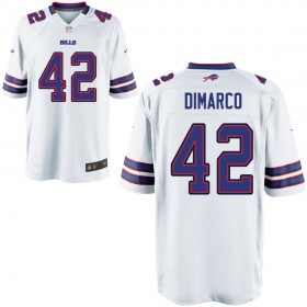 Nike Men's Buffalo Bills Game White Jersey DIMARCO#42