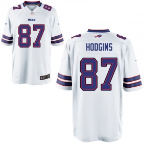 Nike Men's Buffalo Bills Game White Jersey HODGINS#87