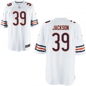 Nike Men's Chicago Bears Game White Jersey JACKSON#39