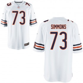 Nike Men's Chicago Bears Game White Jersey SIMMONS#73