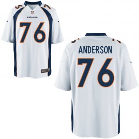 Nike Men's Denver Broncos Game White Jersey ANDERSON#76