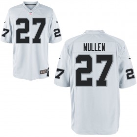 Nike Men's Las Vegas Raiders Game White Jersey MULLEN#27