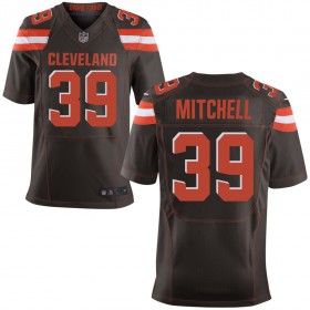 Men's Cleveland Browns Nike Brown Elite Jersey MITCHELL#39